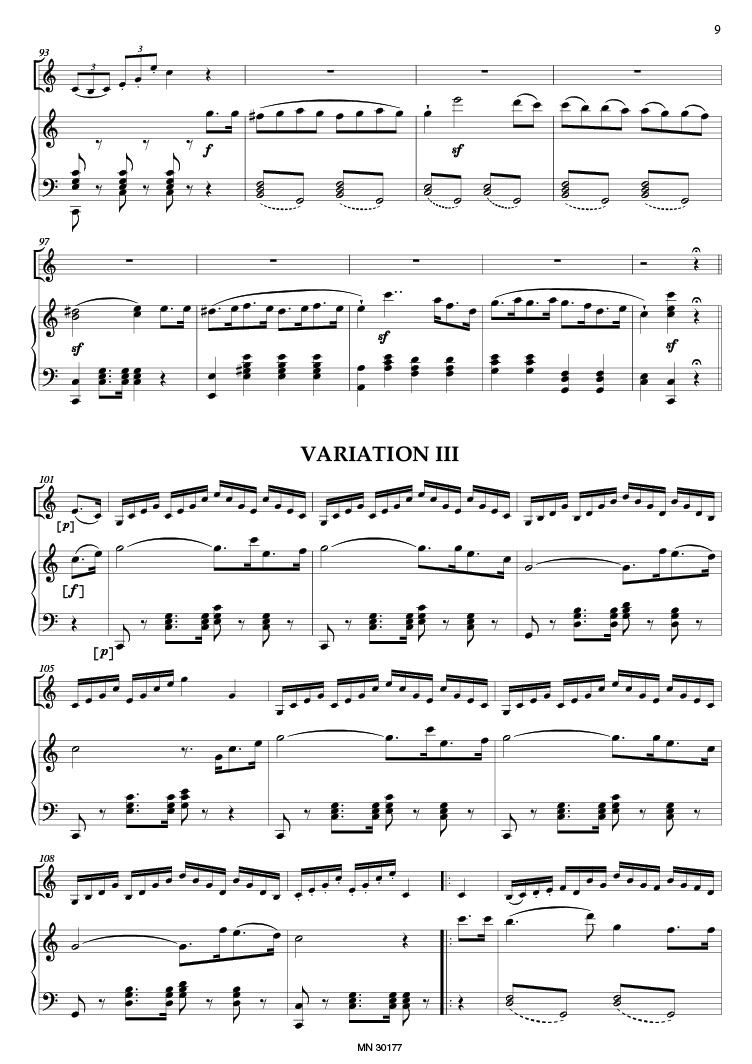 KAIL Variationen für die Trompete in F