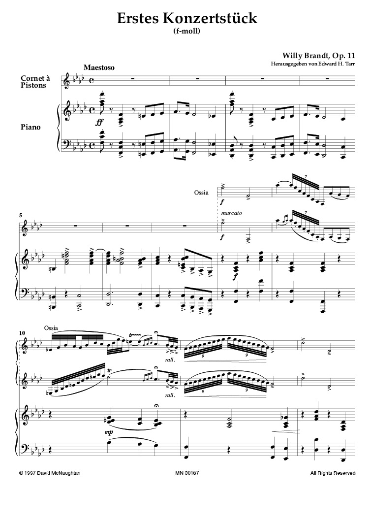 BRANDT Konzertstück (Concert Piece) No.1